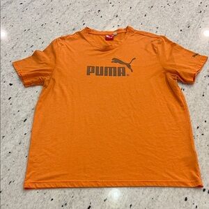 Puma Men's Vivid Orange Short Sleeve Tee